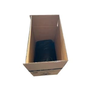 JUYUAN/聚远 平口垃圾袋 76×80cm 黑色 17g×50只 1箱
