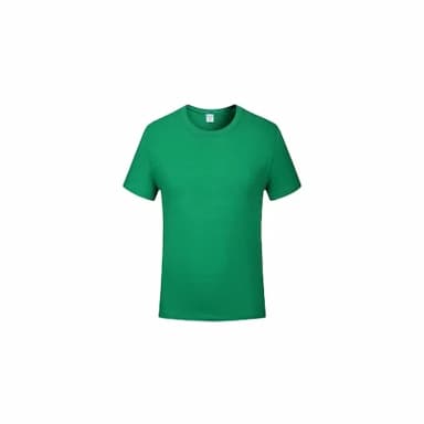 CNMF/谋福 夏季短袖T恤工作服 纯棉圆领 4XL 草绿色 1件